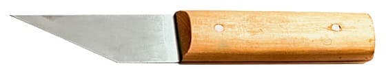 Нож специальный лаковый деревянной рукояткой